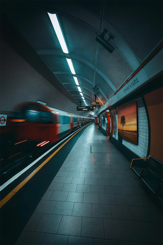 SUBWAY ADVERTISING CANVAS PRINT
